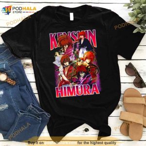 Bootleg Kenshin Himura Rurouni Kenshin Anime Shirt 2