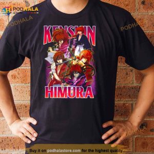 Bootleg Kenshin Himura Rurouni Kenshin Anime Shirt 3