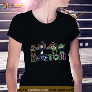 Boston All Team Sports Skyline Mascot 2023 Shirt 2
