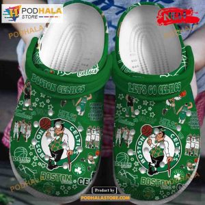 Boston Celtics 2023 NBA Crocs Classic Clog Shoes
