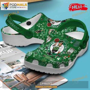 Boston Celtics 2023 Nba Crocs Classic Clog Shoes 2