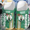 Boston Celtics Adults Basketball 3D Crocs, Funny Crocs