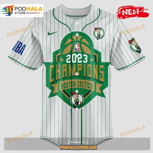 Boston Celtics Champions 2023 Premium White Design For Fans Jersey