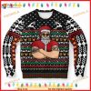 Bouncer Santa Naughty Nice Santa Party 3D Ugly Sweater