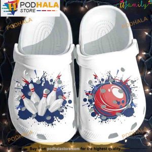 Bowling Funny 3D Crocs, Funny Crocs