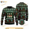 Bowling Rollin With My Snowmies Noel Pattern Christmas 3D Ugly Sweater
