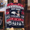 Boxer Dog Ugly Christmas Wool Knitted Ugly Sweater