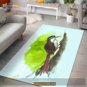 Brazilian Woodcreeper Living Room Area Rug Room Rugs Floor Decor Home Decor