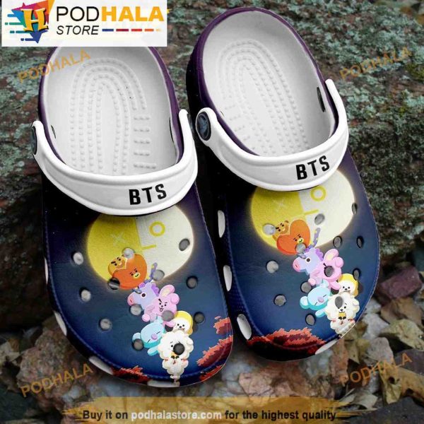 Bright Moon Bt21 Bts 3D Crocs, Funny Crocs