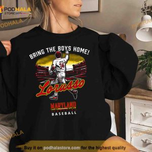 Bring The Boys Home Nick Lorusso Maryland Terrapins Baseball Shirt