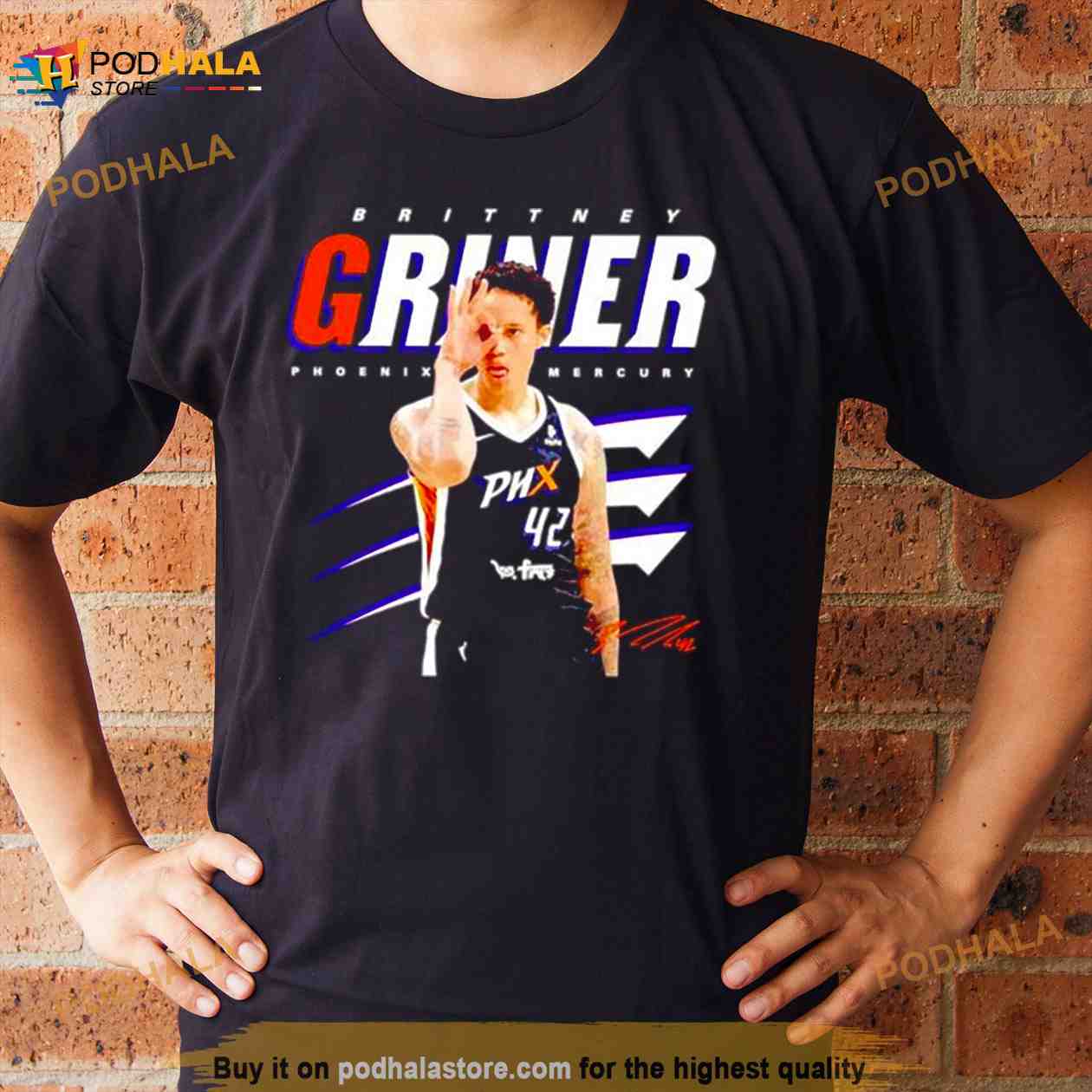 Brittney Griner Phoenix Mercury Signature Shirt Brittney Griner Phoenix Mercury Signature Shirt