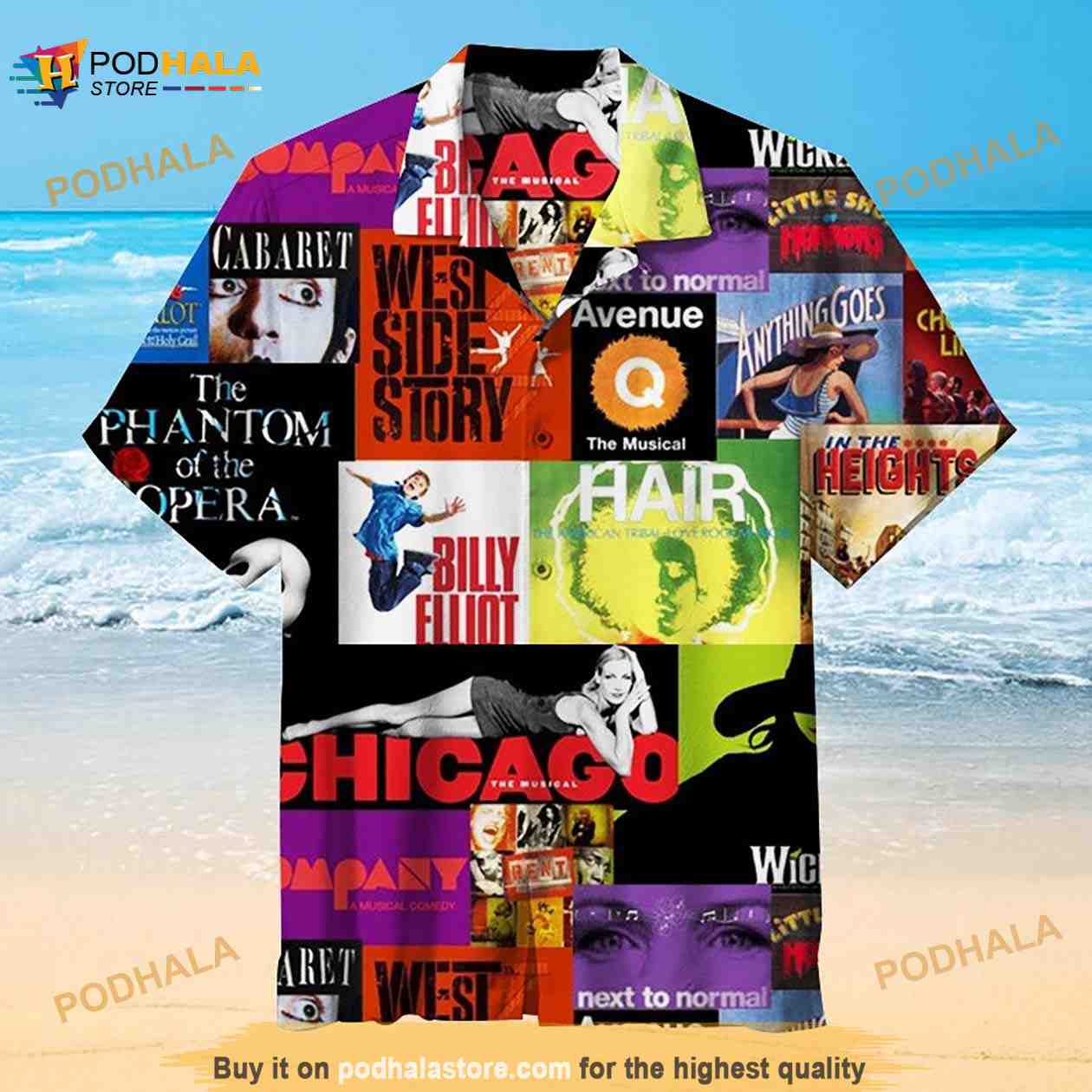 Broadway Musical Theater 2023 Hawaiian Shirt, Broadway Shirt, Theatre Shirt  - Bring Your Ideas, Thoughts And Imaginations Into Reality Today