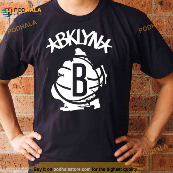 Brooklyn Nets Basketball Map Logo 2023 Shirt