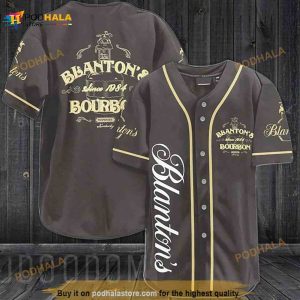 Brown Blanton's Whiskey 3D Baseball Jersey