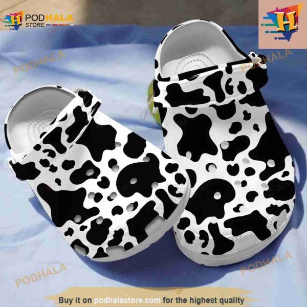 Brown Cow Aesthetic Classic Crocs Clog Shoes