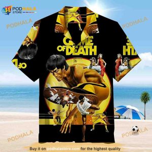 Bruce Lee Hawaiian 2023 Shirt, 70s Bruce Lee Button Shirt