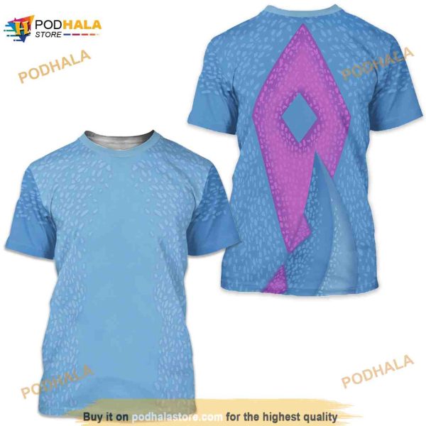 Bruni 3D Shirt, Frozen 2 Costume, Bruni Salamander Costume Shirt