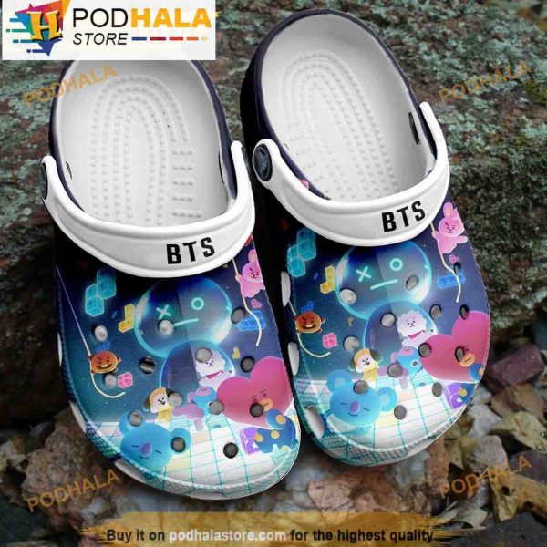 Bt21 Bts Funny 3D Crocs, Funny Crocs