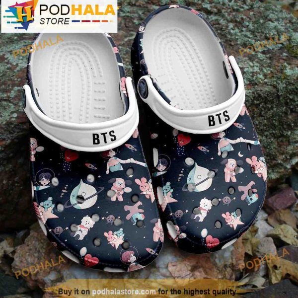 Bt21 Characters Bts 3D Crocs Clog Shoes, Funny Crocs