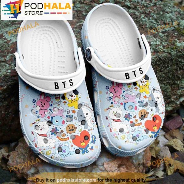 Bt21 Characters Bts 3D Crocs, Funny Crocs
