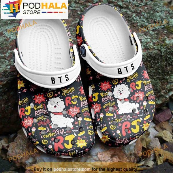 Bt21 Rj Bts Gifts 3D Crocs, Funny Crocs