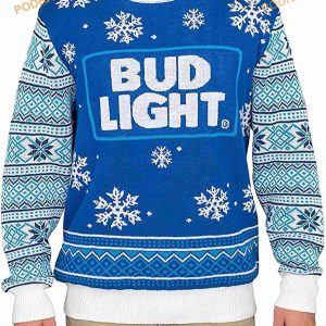 Bud Light Classic Christmas 3D Ugly Sweater