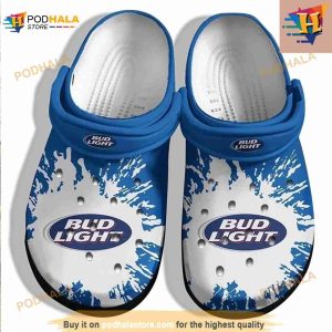 Bud Light Clog Shoes Funny Bud Light Clogsbland Crocs Clog Shoes