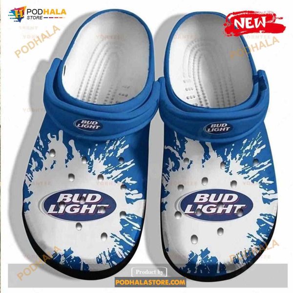 Bud Light Crocs Shoes, Funny Bud Light Crocbland Clog Gifts For Mens And Womens