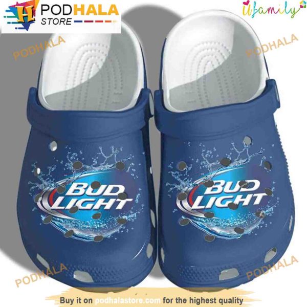 Bud Light Funny Bud Drinkin Beer 3D Crocs, Funny Crocs