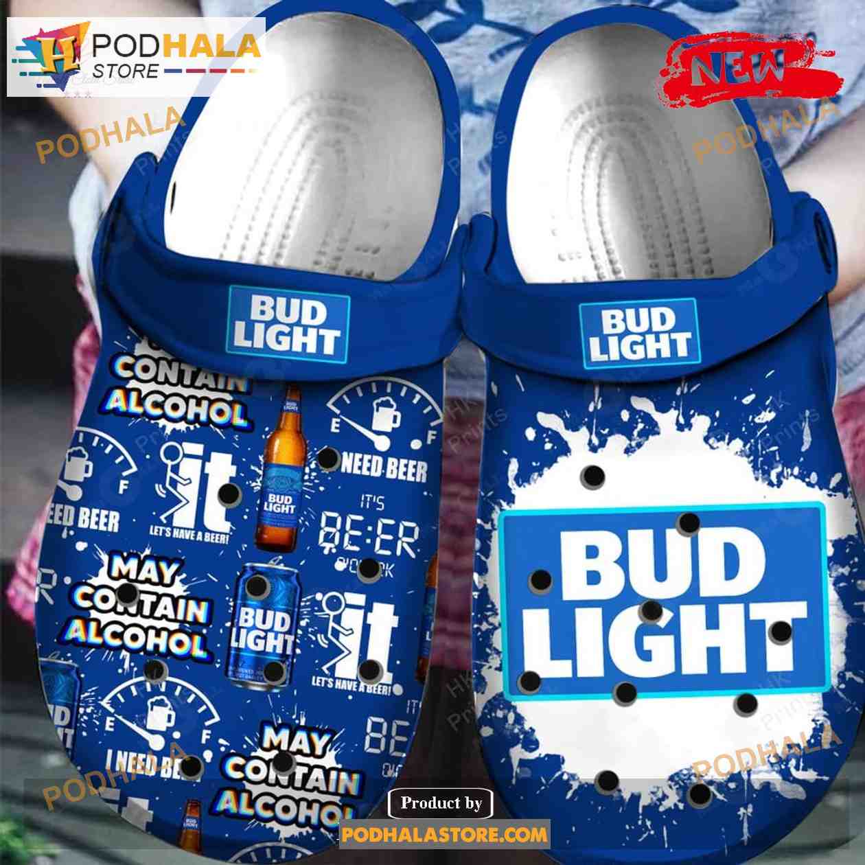 Bud 2024 light crocs