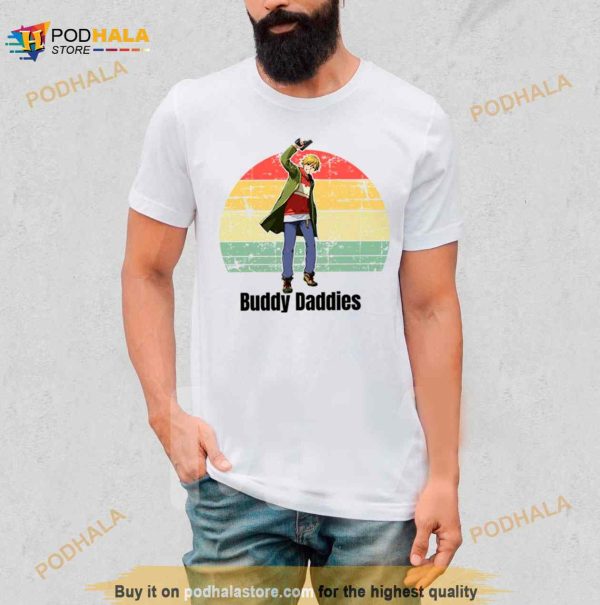 Buddy Daddies Distressed Anime Shirt