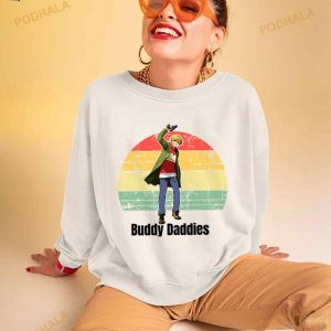 Buddy Daddies Distressed Anime Shirt 3