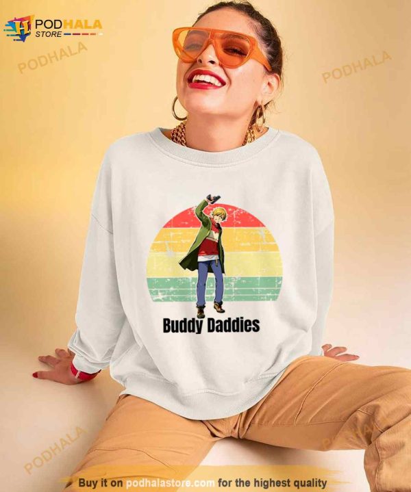 Buddy Daddies Distressed Anime Shirt