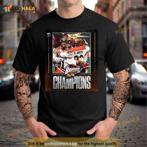 Buffalo Bandits 2023 Nll Championship Celebration Poster Shirt 3