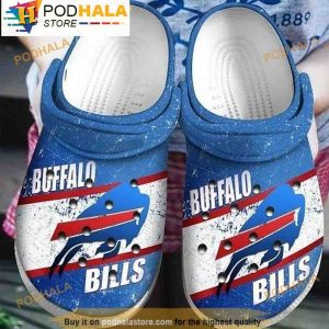 Buffalo Bills 3D Crocs Clogs, Funny Crocs
