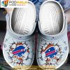 Buffalo Bills Broken Brick Gift For Nfl 3D Crocs, Funny Crocs