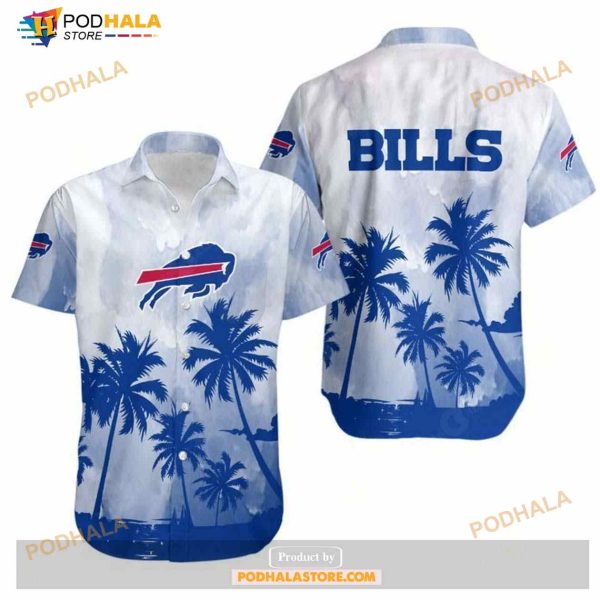 Buffalo Bills Coconut Trees NFL Gift For Fan Hawaiian Shirt