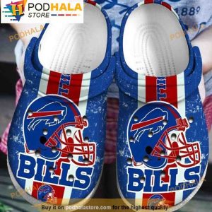 Buffalo Bills Football Helmet Nfl 3D Crocs, Funny Crocs