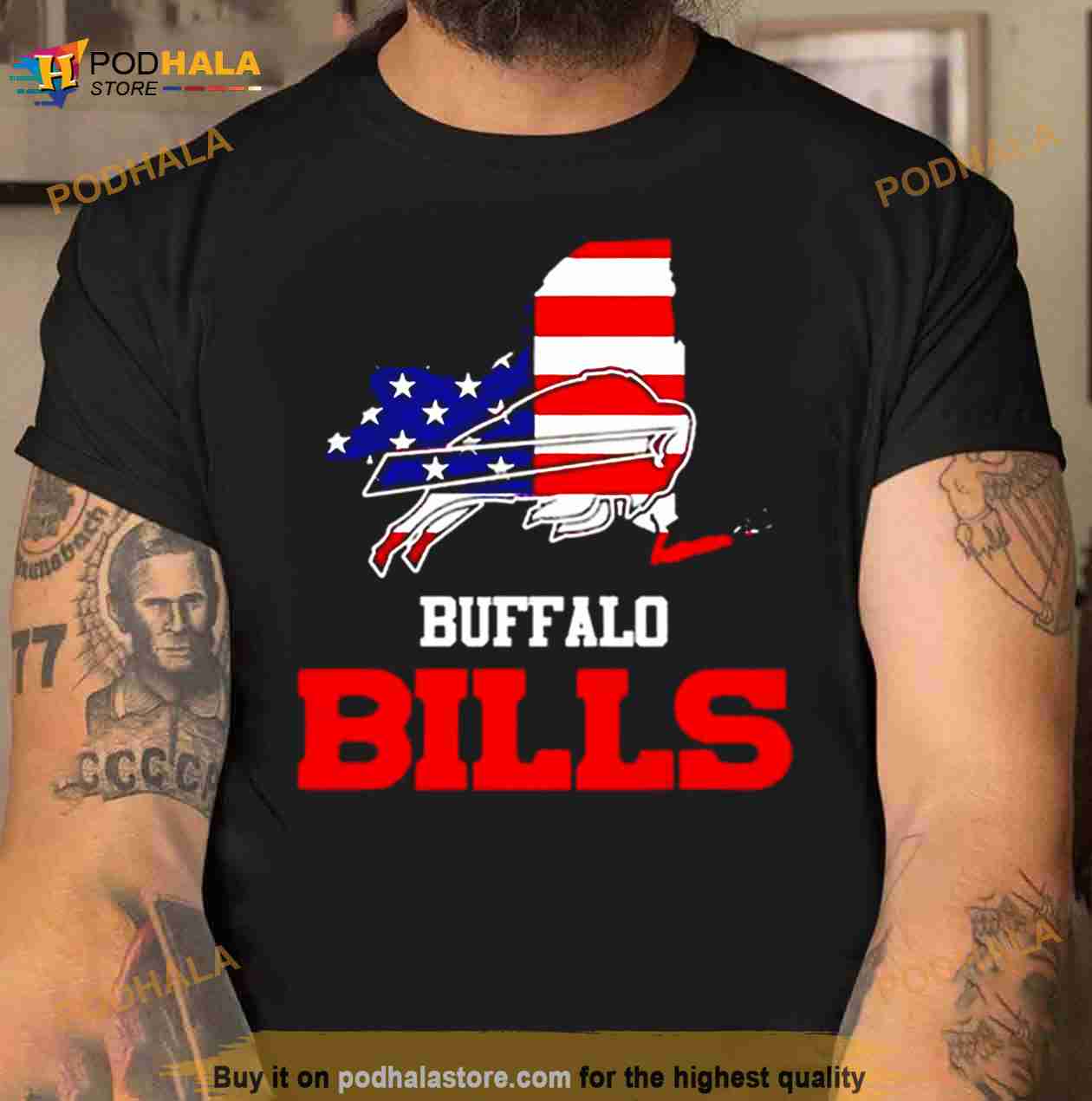 Buffalo Bills Youth Hoodie 3D Superb Buffalo Bills Fathers Day