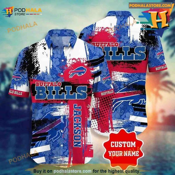 Buffalo Bills NFL Customized Hawaiian Shirt Floral Tropical Pattern Trends Summer