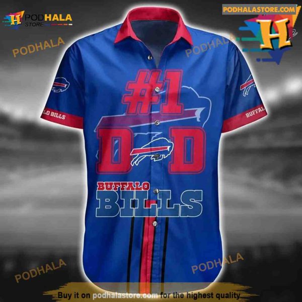 Buffalo Bills NFL Hawaiian Shirt Customized Name Number Floral Tropical Summer