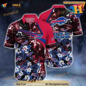 Buffalo Bills NFL Hawaiian Shirt Tropical Patterns Summer For Sports Fans NFL