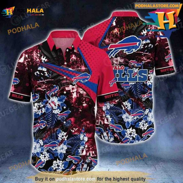 Buffalo Bills NFL Hawaiian Shirt Tropical Patterns Summer For Sports Fans NFL