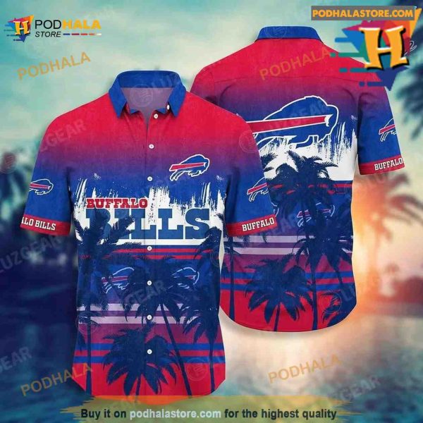 Buffalo Bills NFL Summer Hawaiian Shirt Tropical Patterns