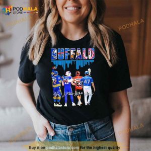 Buffalo Skyline Sports Team Sports Team Player Signatures Shirt 3