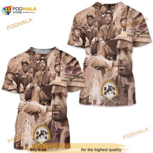 Buffalo Soldiers 150th Anniversary African American Heroes Black History Month 3D Shirt