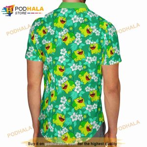 Bulbasaur Tropical Beach Pokemon 3d Funny Hawaiian Shirt 3