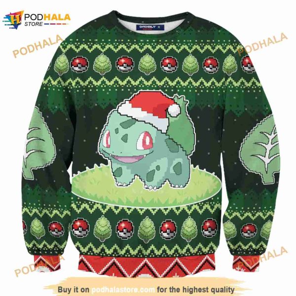 Bulbasaur Wool Knitted Ugly Sweater