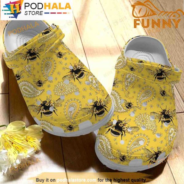 Bumblebee 3D Crocs, Funny Crocs