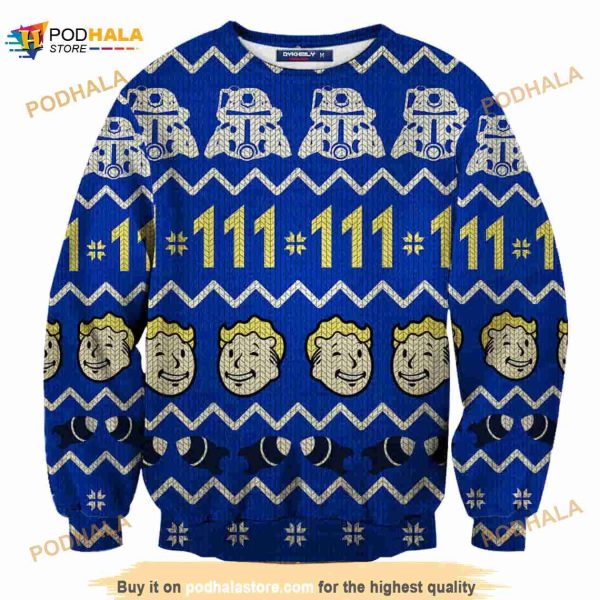 Bunker Christmas Wool Knitted Ugly Sweater, Funny Xmas Gifts